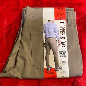 Copper & Oak Men's Khaki Chinos